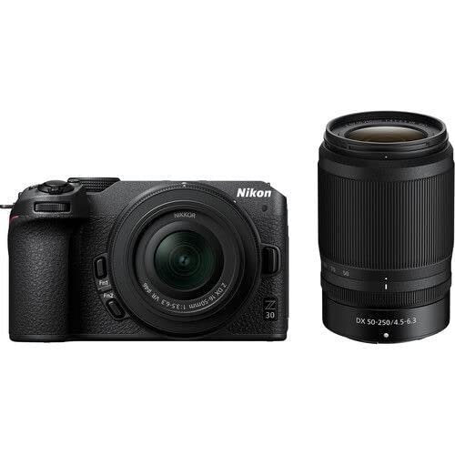 Nikon Z 30 Mirrorless Camera NIKKOR Z DX 16-50MM F/3.5-6.3 VR and NIKKOR Z DX 50-250MM F/4.5-6.3 VR - cambuy-lives Nikon Z 30 Mirrorless Camera NIKKOR Z DX 16-50MM F/3.5-6.3 VR and NIKKOR Z DX 50-250MM F/4.5-6.3 VR - cambuy-lives